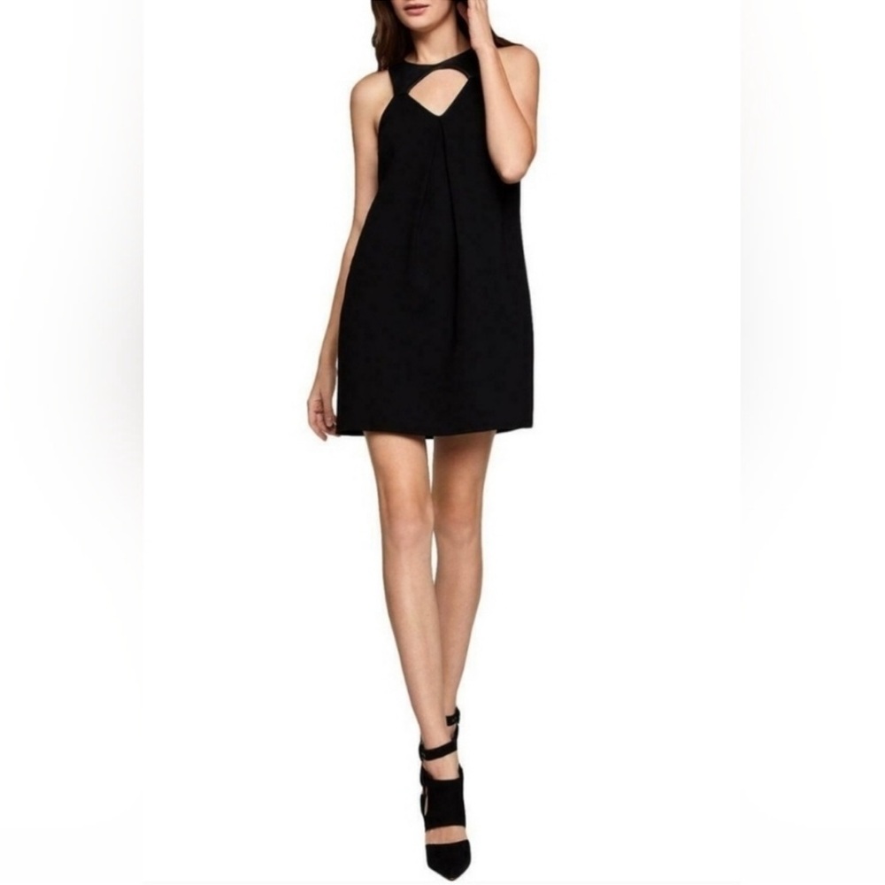 NWT BCBGeneration Faux Leather Collar Mini Dress Size Medium